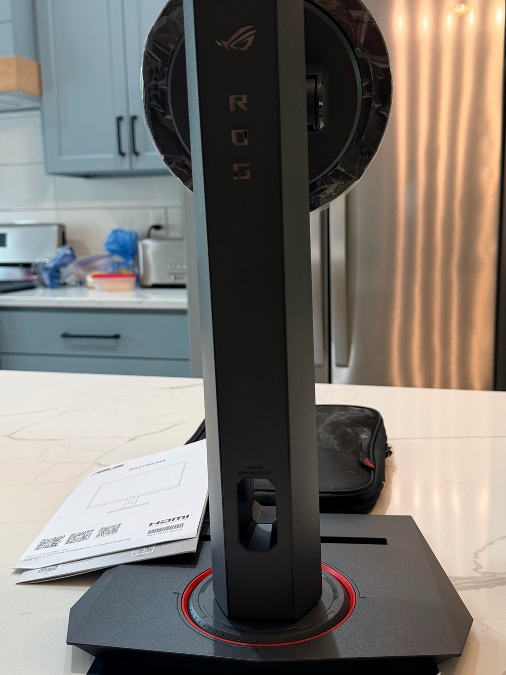 Black Gaming AUS 27 VR/Accessory Stand – Black